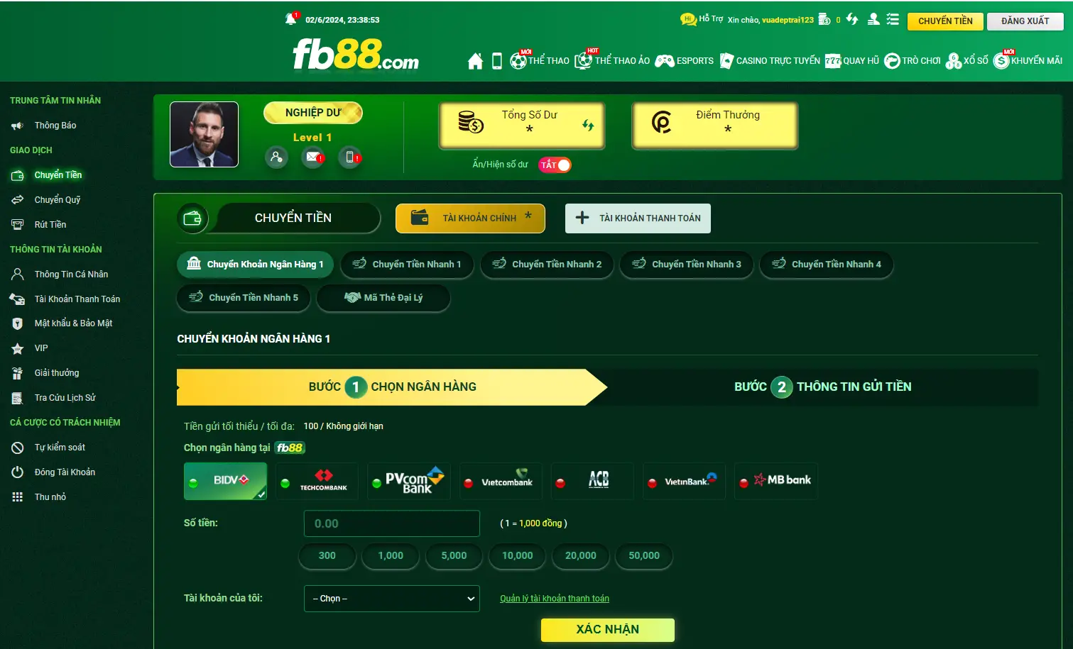 Chuyển Nhầm Tiền Nạp FB88? Cách Lấy Lại Tiền Nhanh Chóng Chuyển Nhầm Tiền Nạp FB88? Cách Lấy Lại Tiền Nhanh Chóng
